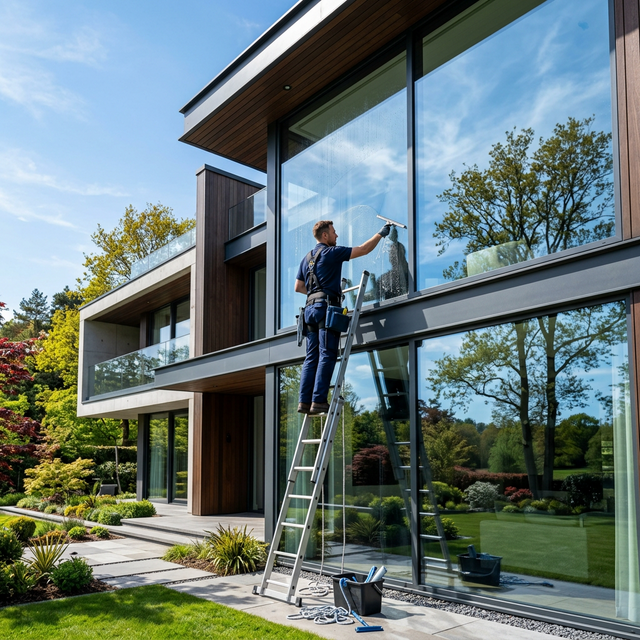 Nettoyage de vitres professionnel